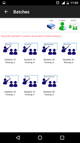 Fees & Attendance Register