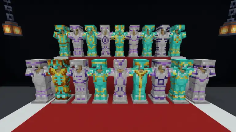 Minecraft中的所有裝甲裝飾位置
