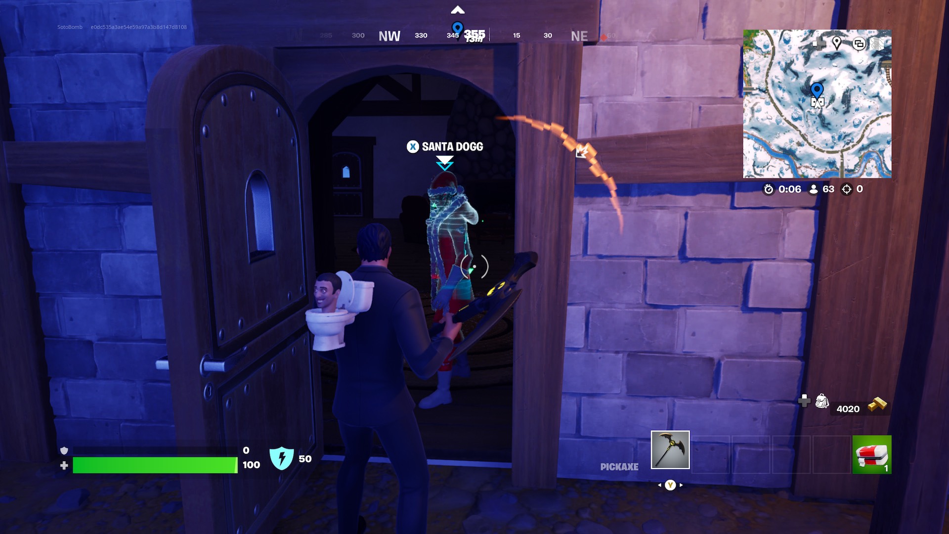 如何遵循步道並質疑Fortnite Winterfest的未知旅行者2024