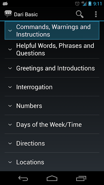 Dari Basic Phrases