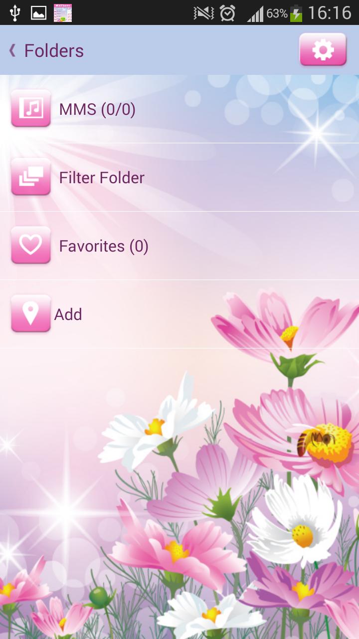 GO SMS Wild Flowers