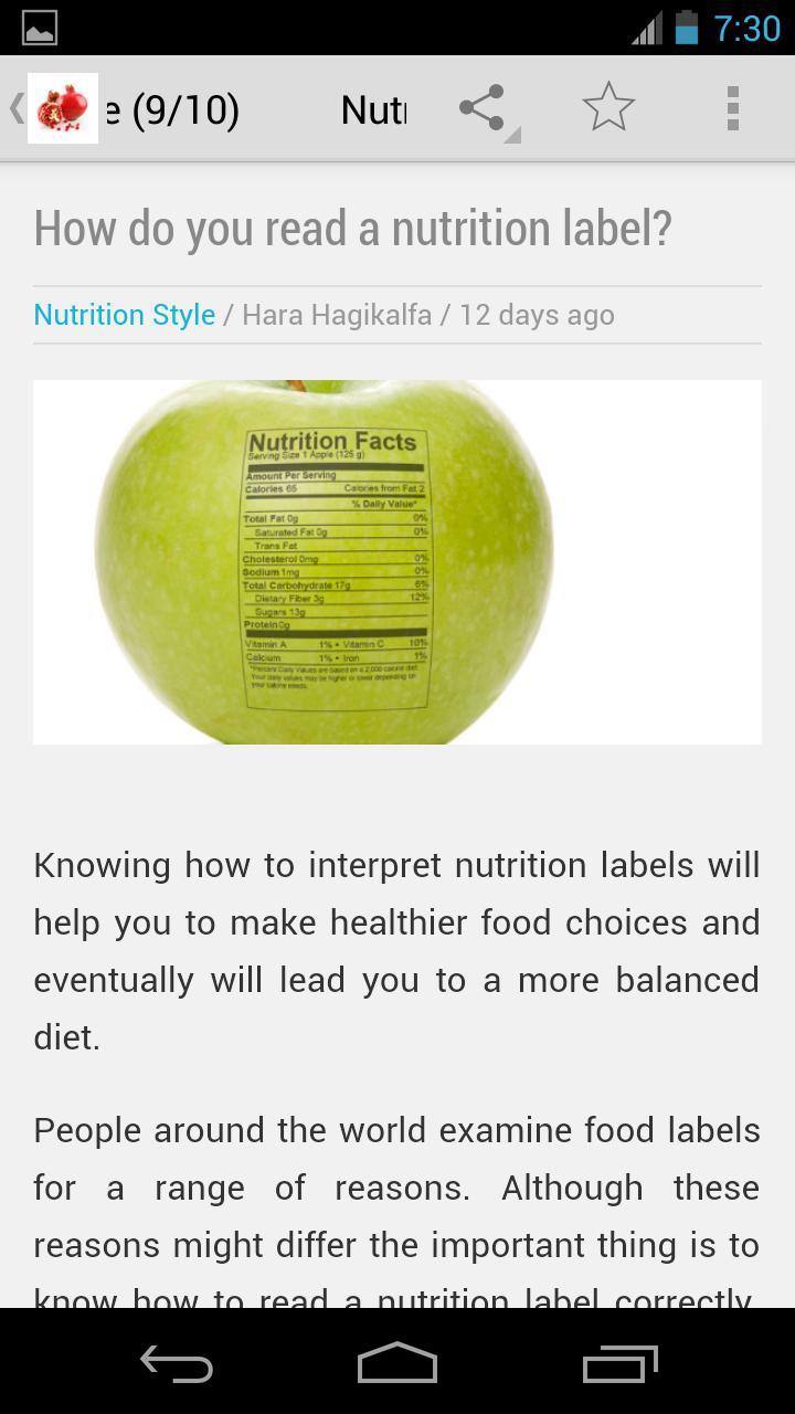 Nutrition Style