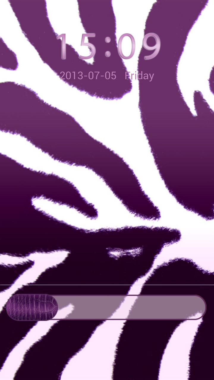 Violet Zebra - GO Locker Theme