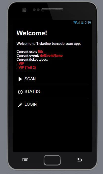 TICKETINO Scan
