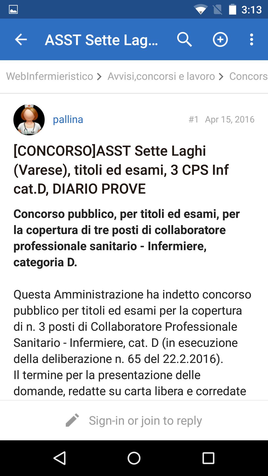 WebInfermieristico