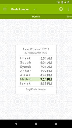 MySolat - Malaysia Prayer Time