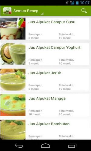 Resep Jus Sehat