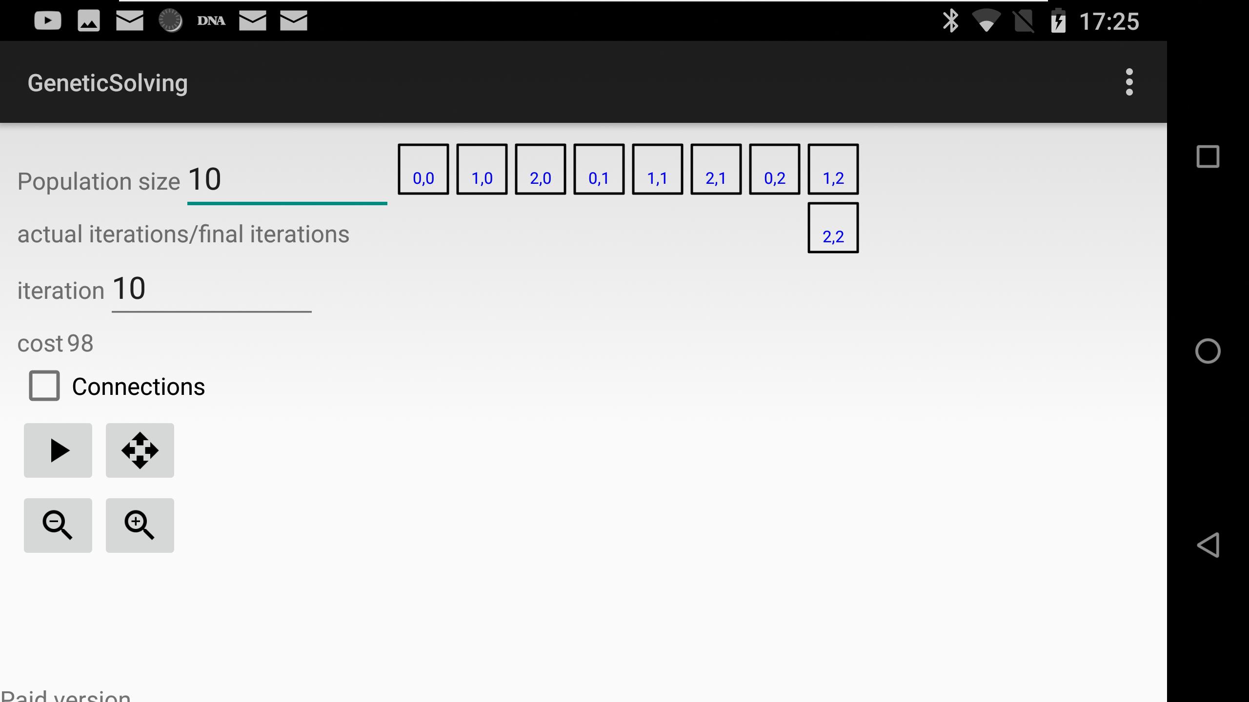 Genetic Solving -demo-