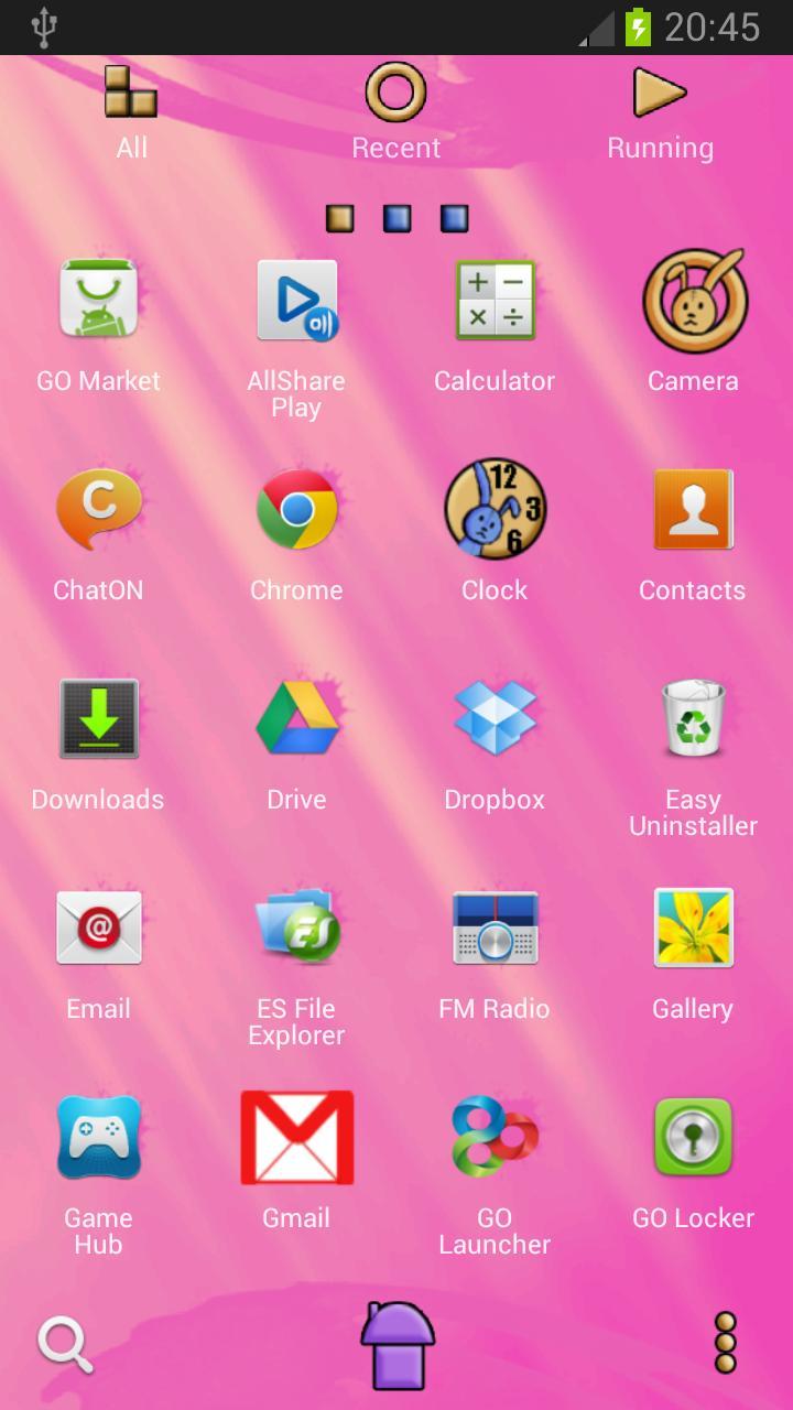 Bunny Theme for GO Launcher