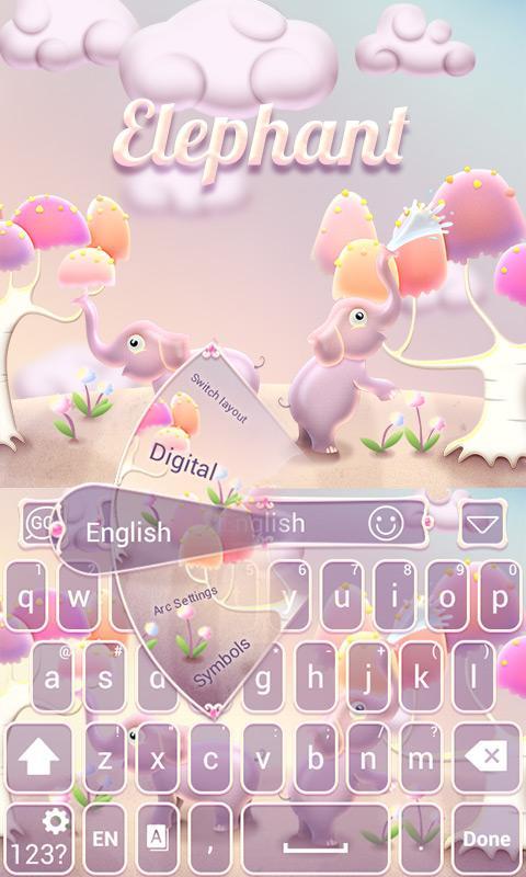 Elephant GO Keyboard Theme