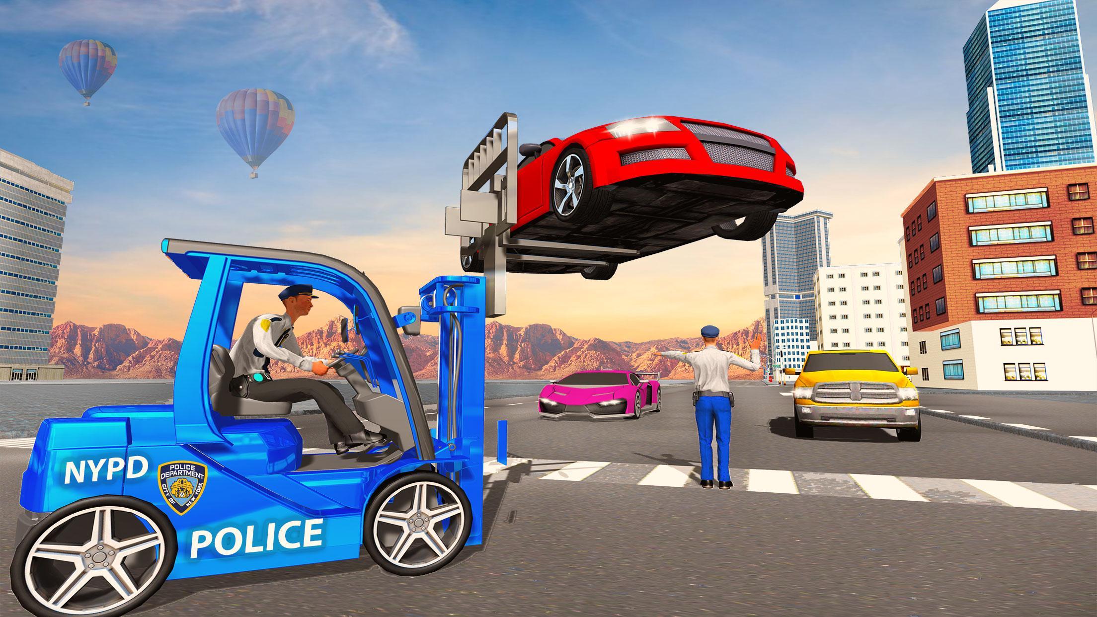 US Police Lifter Parking Simulator