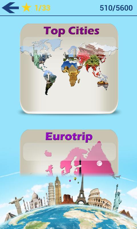 Geography Quiz - City Puzzle