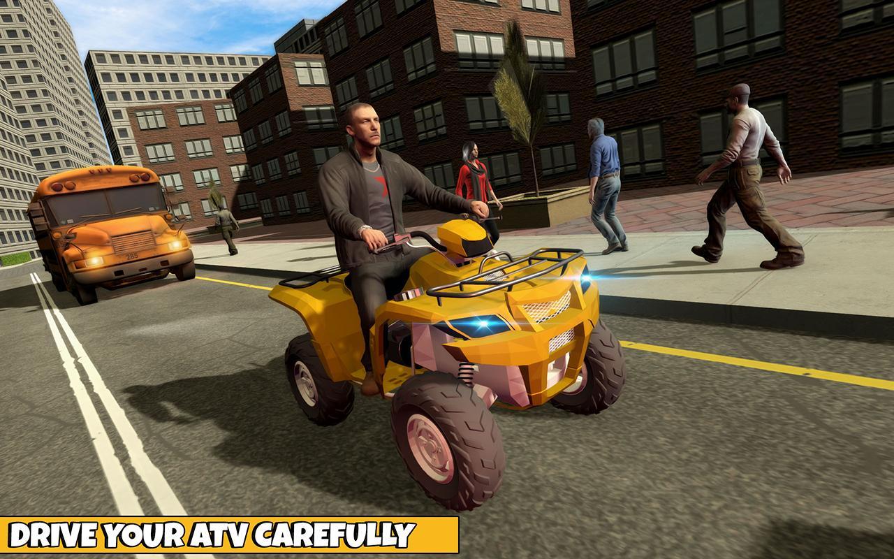 Flying Atv Taxi Driver Quad Bike Simulator