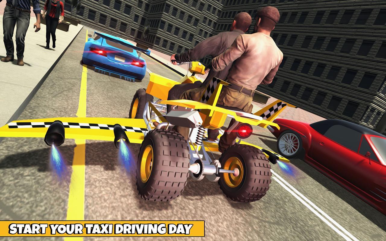 Flying Atv Taxi Driver Quad Bike Simulator