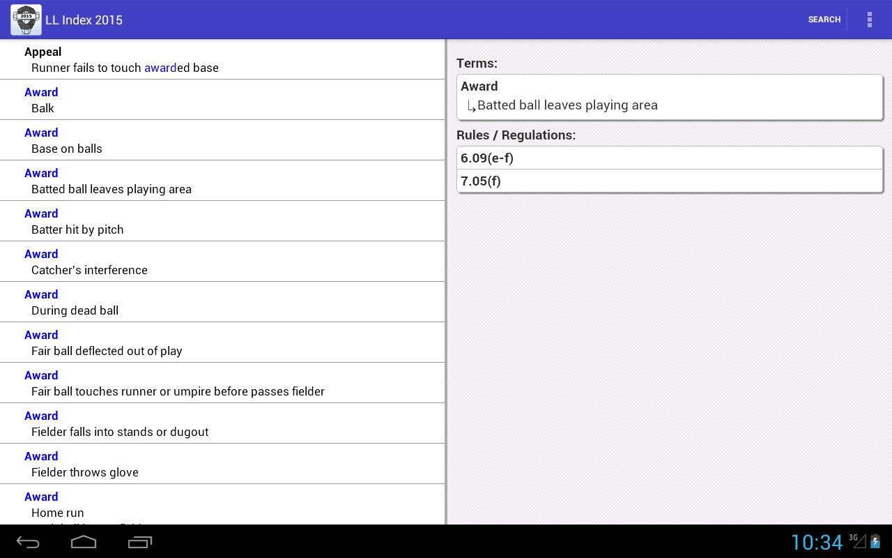 LLUmpires.com Rules Index 2015