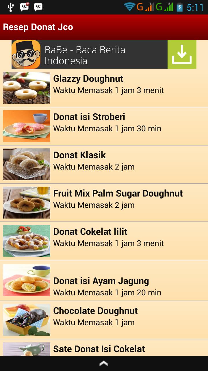 Resep Donat Jco