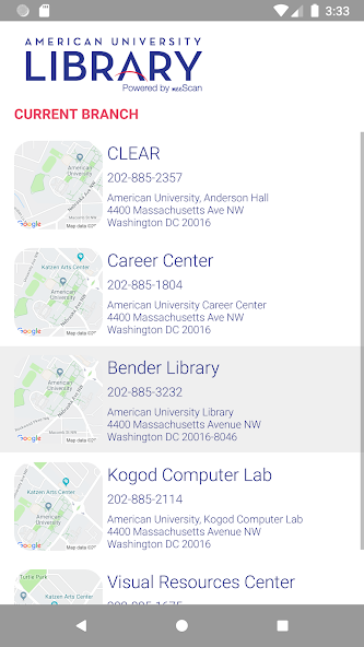 AU Library Self Check