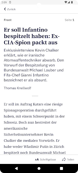 Tages-Anzeiger E-Paper