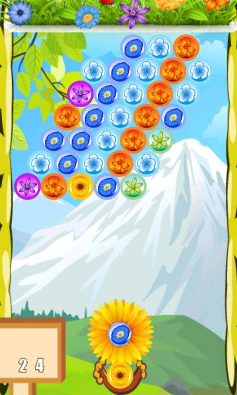 Flowers Bubble Shooter