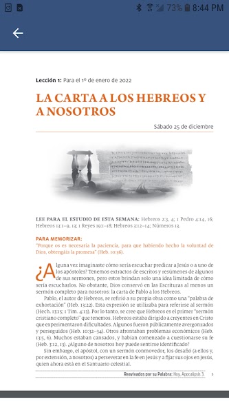 SDA Adult Lesson (Quarterly)