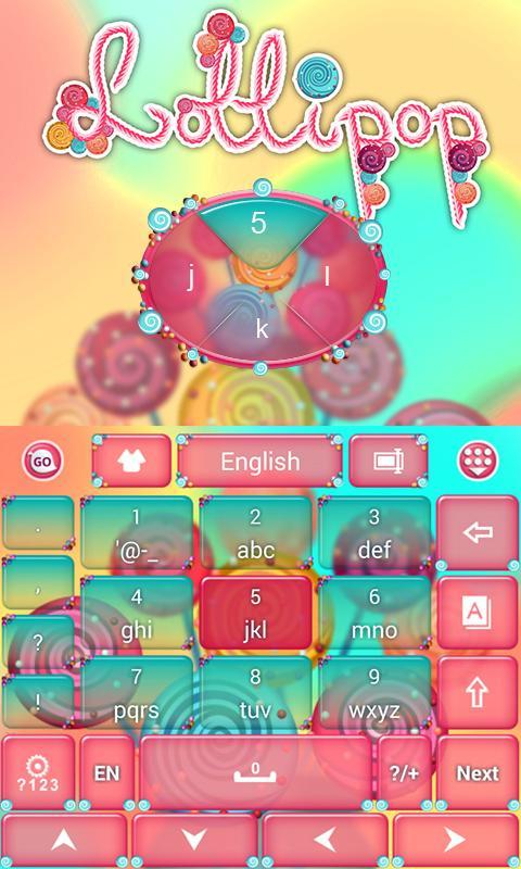 Lollipop GO Keyboard Theme