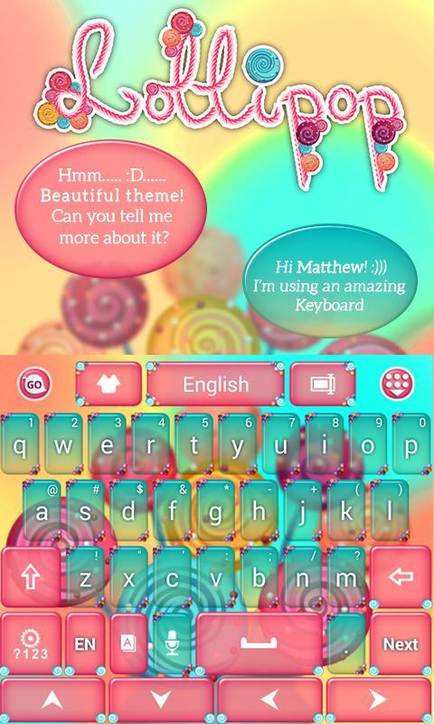 Lollipop GO Keyboard Theme