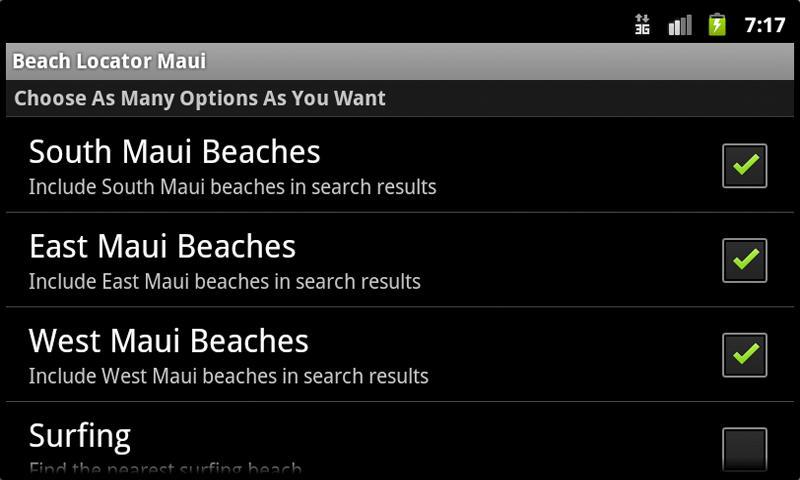 Beach Locator Maui