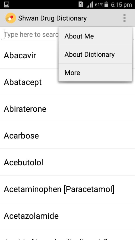 Shwan Drug Dictionary