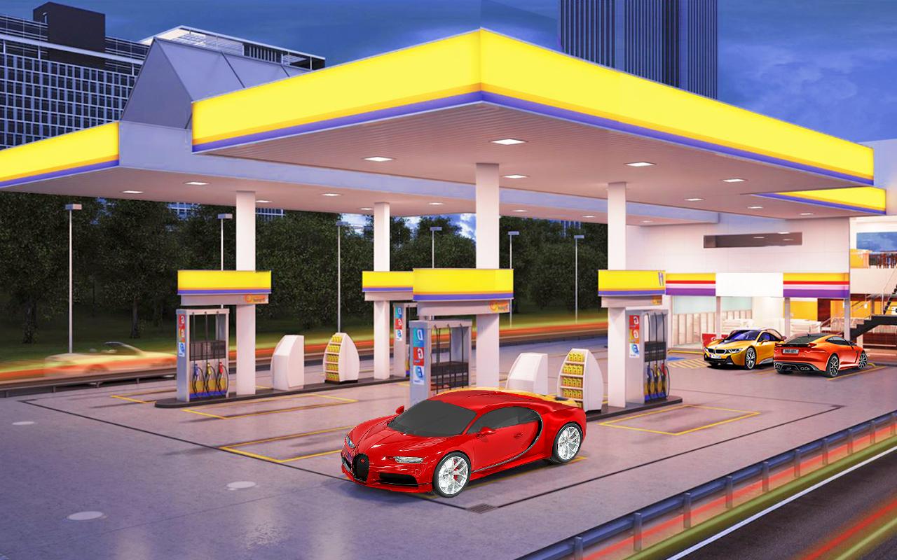 Modern Car Wash: Gas Station Car Parking Game