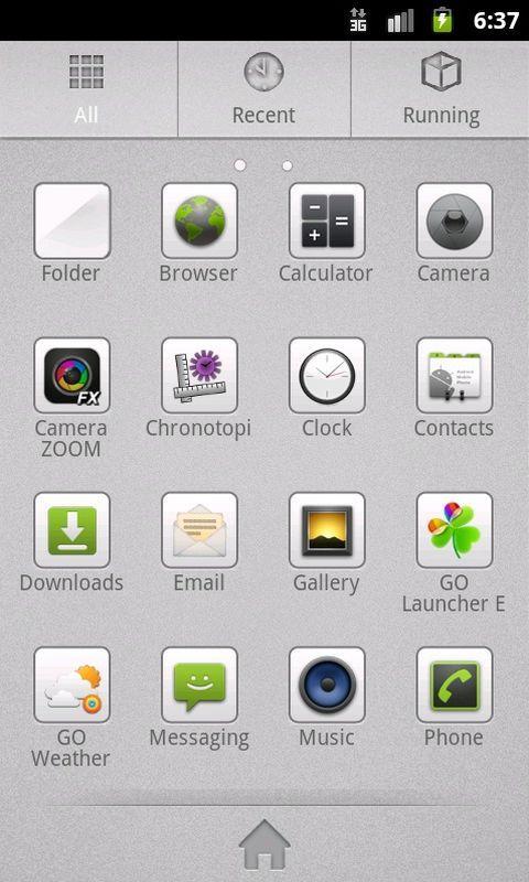 GO Launcher EX Theme Grey