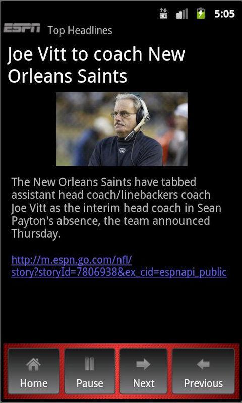 Sports Voice - ESPN Headlines