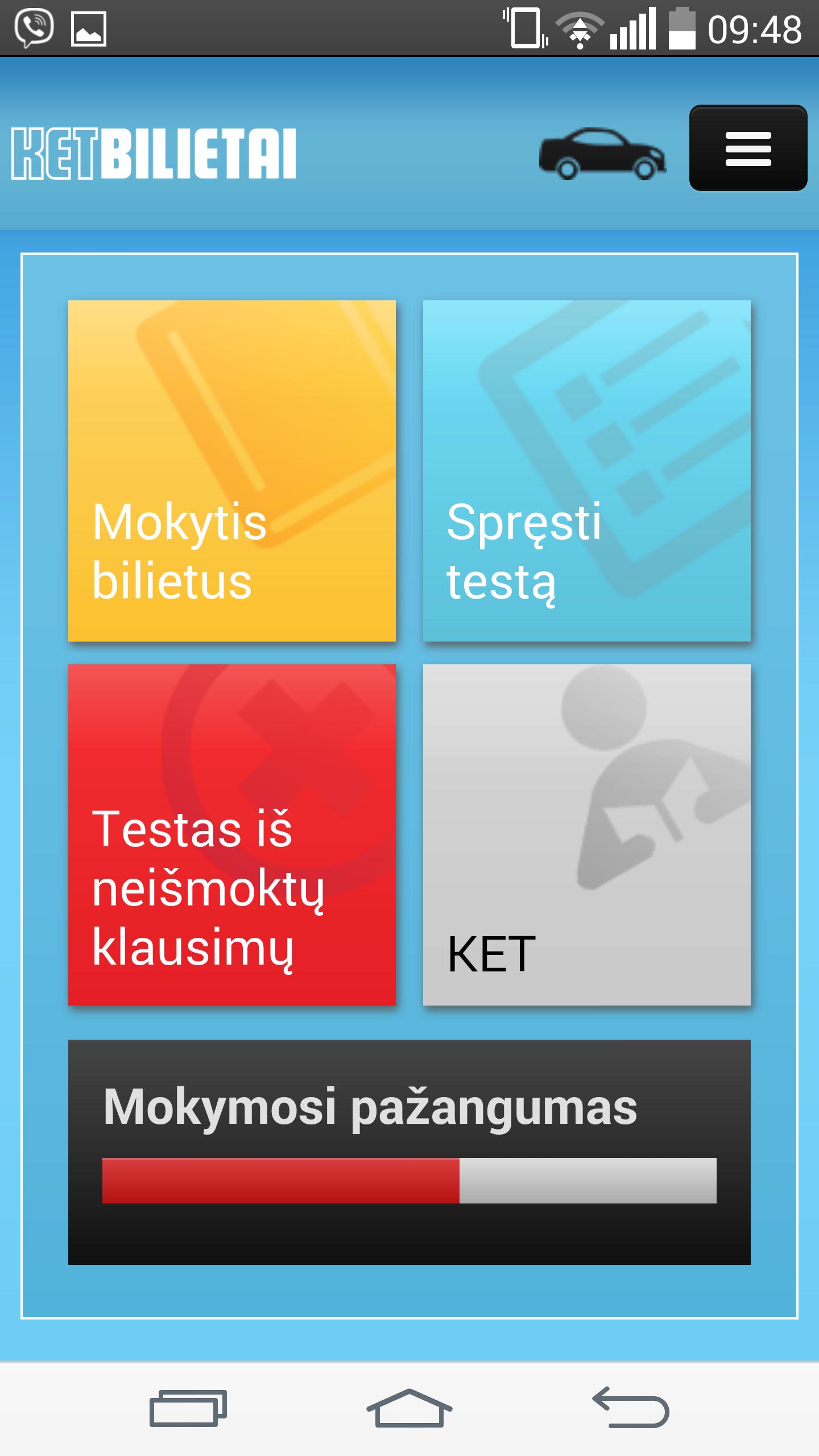 KET bilietai ir testai 2016