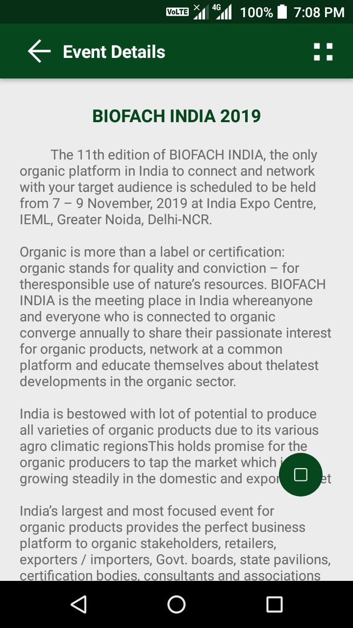 BIOFACH INDIA   2019