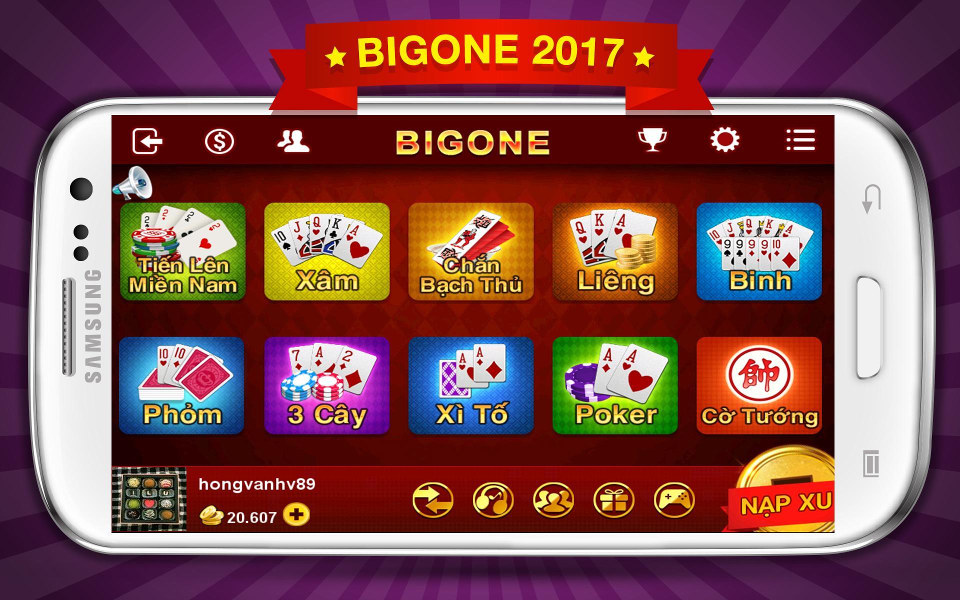 BigOne Game danh bai, choi bai