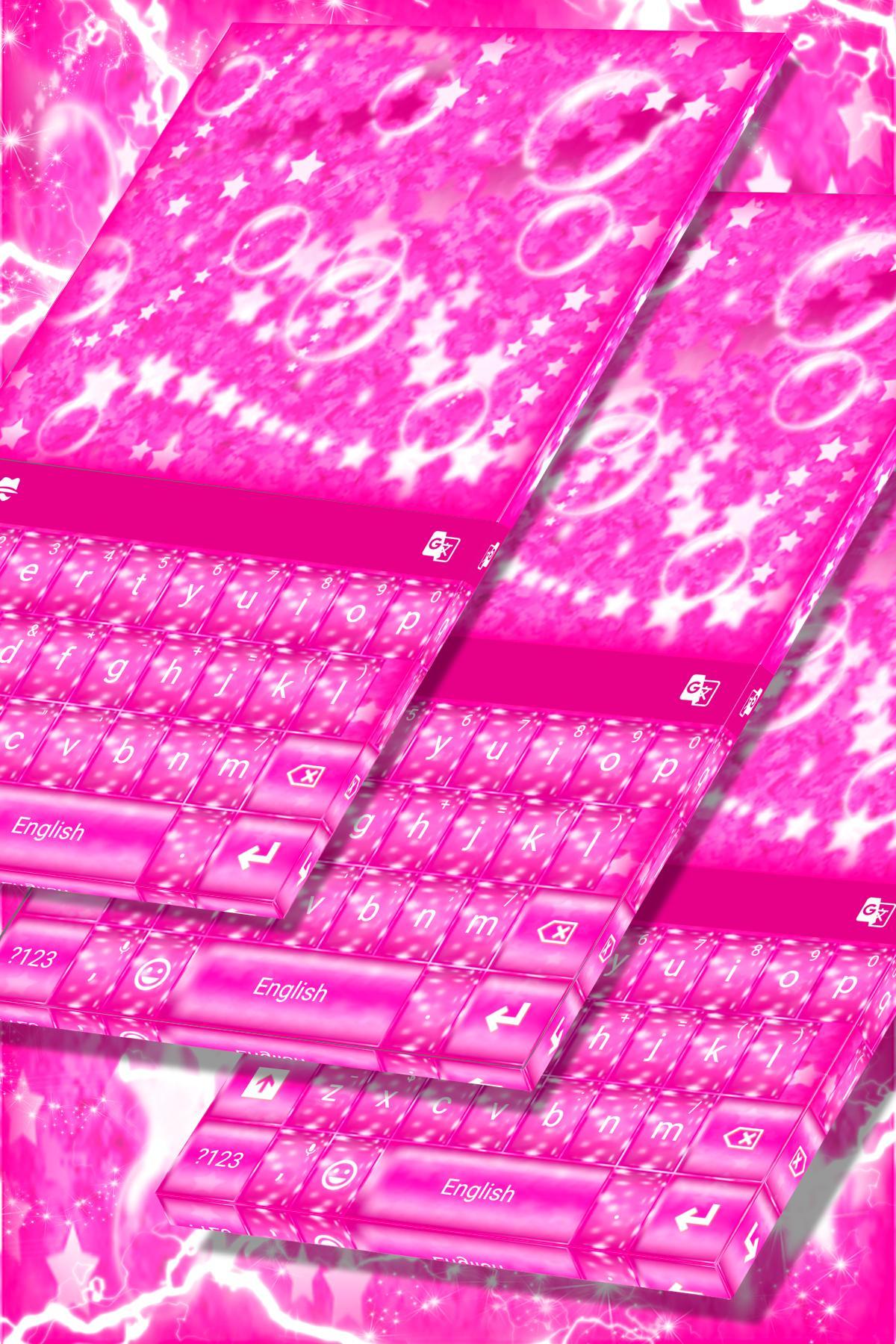 Pink Sparkles Keyboard