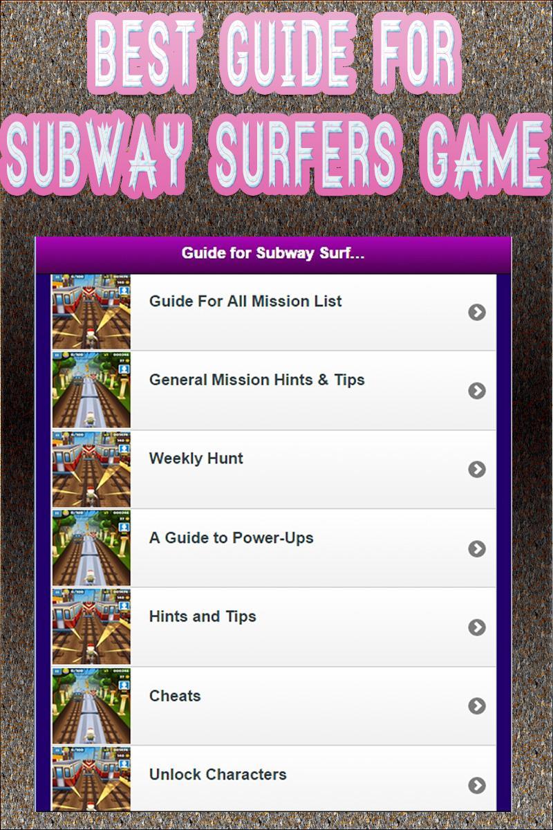 Best Guide For Subway Surfers