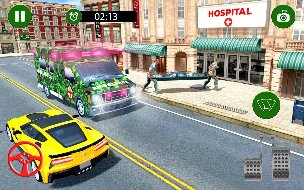 Real Army Ambulance Car Wash