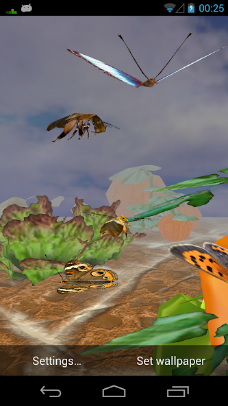 Flying Bugs Live Wallpaper