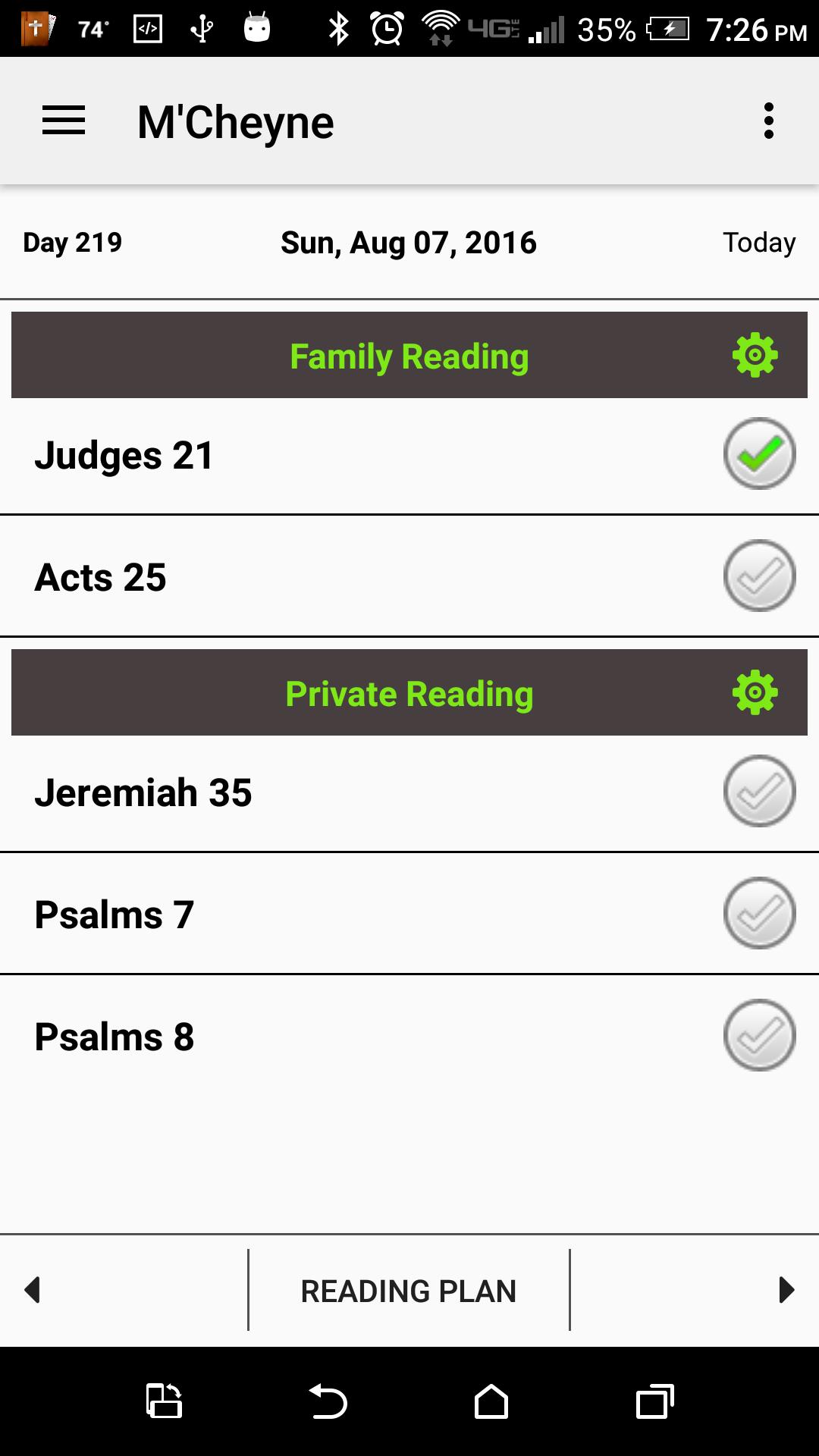 Bible Reading Plan
