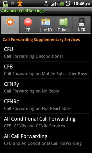 Advanced Call Settings