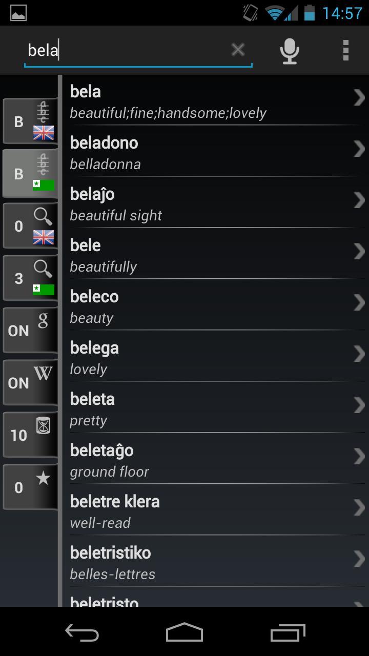 Free Dict Esperanto English