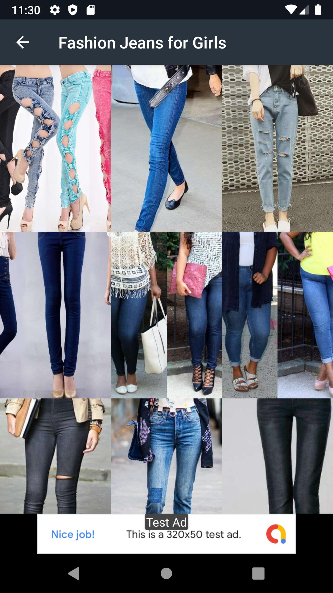 Fashion Jeans for Girls Design
