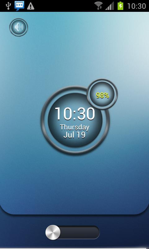 Bubble MagicLocker theme