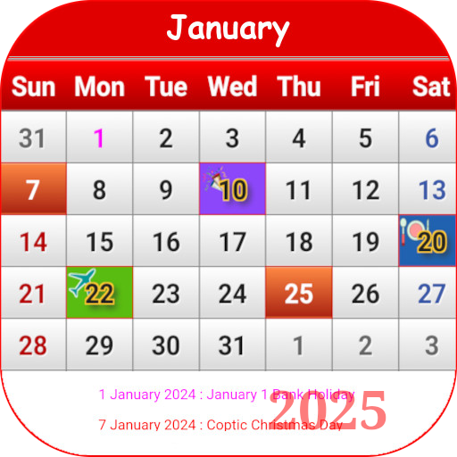 Egypt Calendar 2025