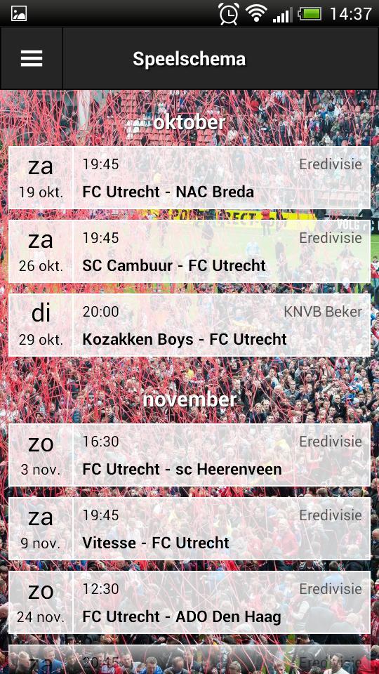 FC Utrecht Fancal