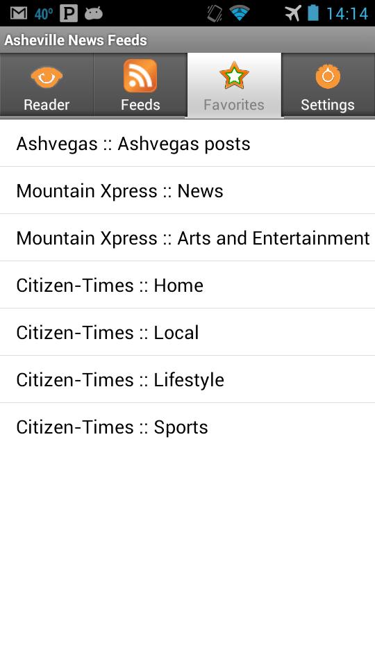 Asheville News Feeds