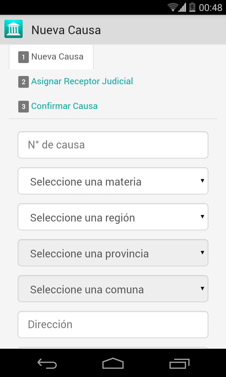 RECEPTORES JUDICIALES DE CHILE