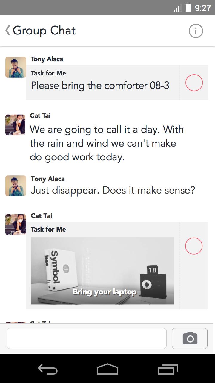 Sidebar Messaging for Managers
