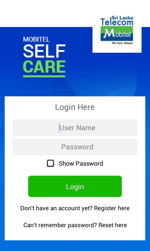 Mobitel Selfcare