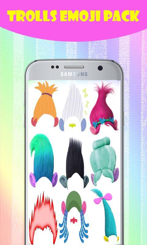 Trolls Emoji For Face